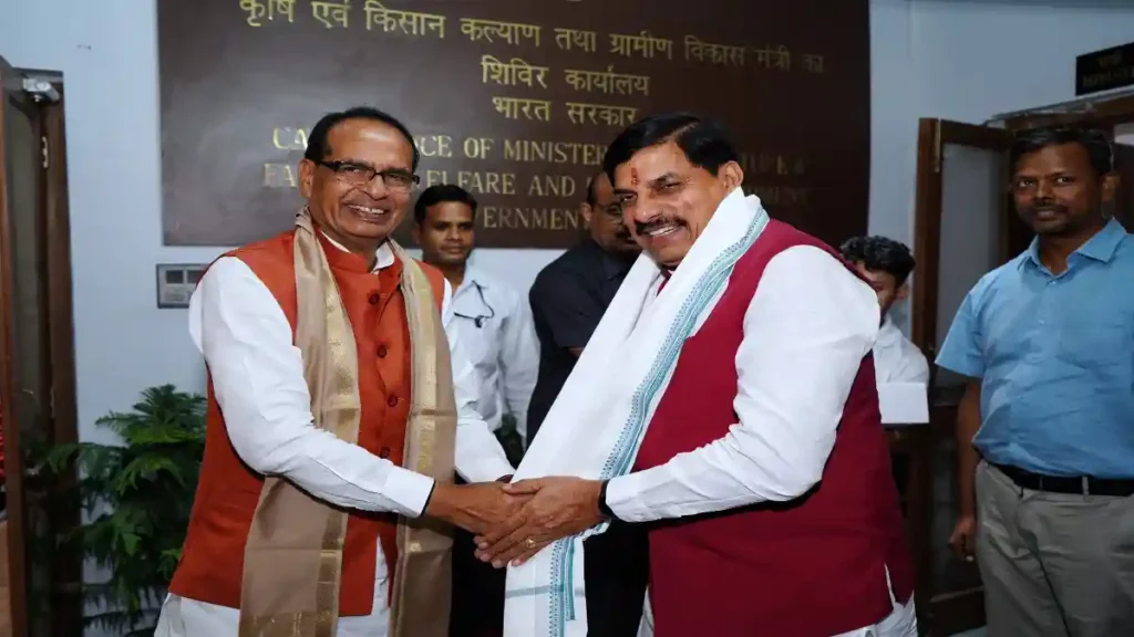 hivraj welcome mohan yadav