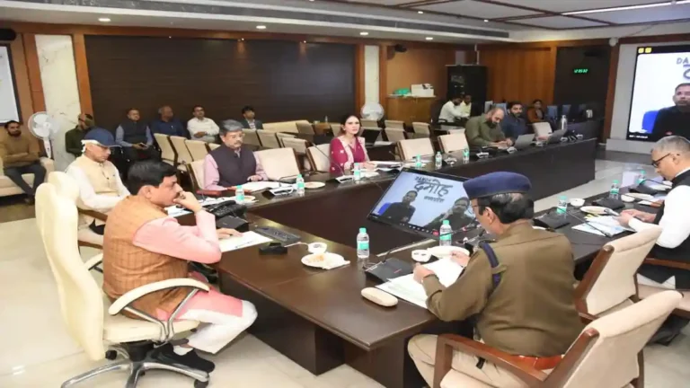 MP CM Mohan Yadav reviewed the law and order situation.